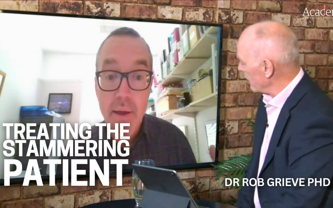 Treating the Stammering Patient